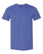 Gildan 980, Unisex Softstyle Lightweight T-shirt, Heather Blue