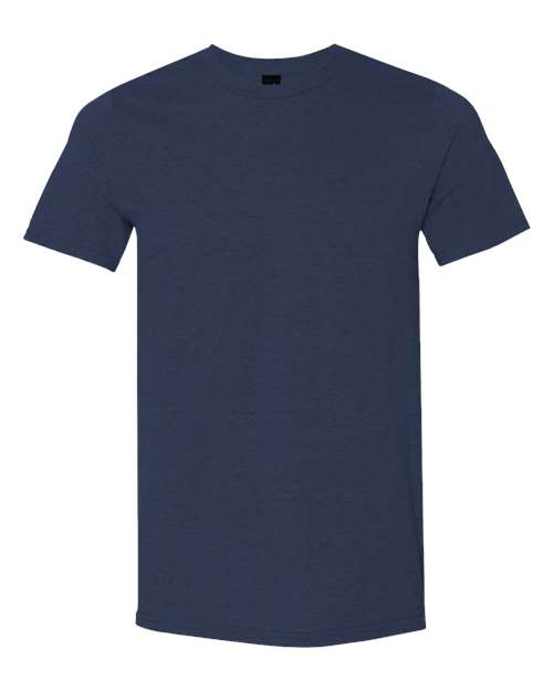 Gildan 10649, 980 Unisex Softstyle Lightweight T-shirt, Heather Navy