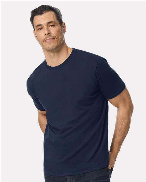 Gildan 980, Unisex Softstyle Lightweight T-shirt, Navy
