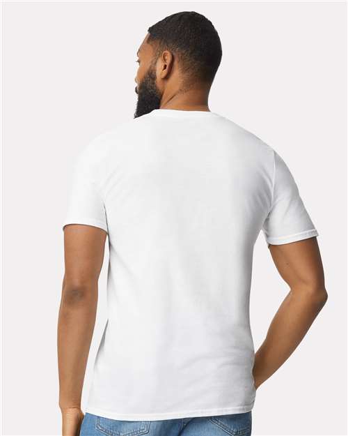 Gildan 10649, 980 Unisex Softstyle Lightweight T-shirt, White