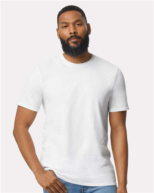 Gildan 10649, 980 Unisex Softstyle Lightweight T-shirt, White