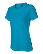 Gildan 10652, 880 Women's Softstyle Lightweight T-shirt, Caribbean Blue
