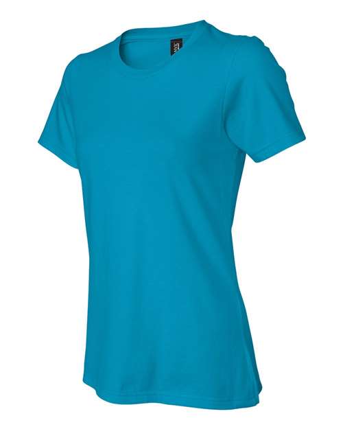 Gildan 10652, 880 Women's Softstyle Lightweight T-shirt, Caribbean Blue