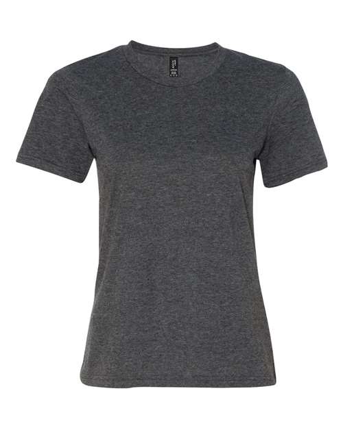 Gildan 10652, 880 Women's Softstyle Lightweight T-shirt, Heather Dark Grey