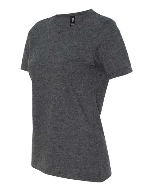 Gildan 10652, 880 Women's Softstyle Lightweight T-shirt, Heather Dark Grey