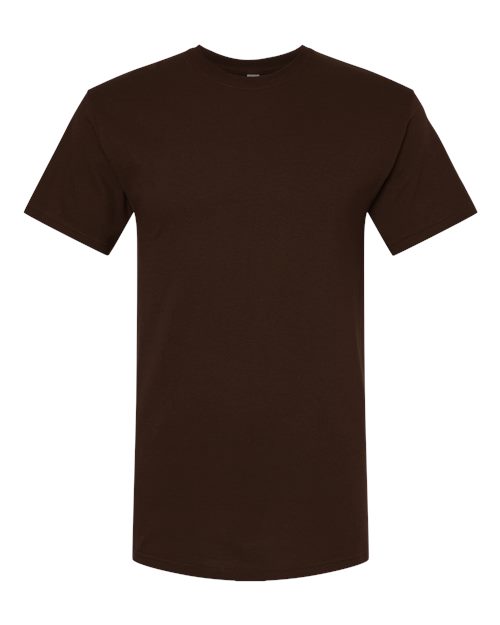 M&O 4800, Men's Gold Soft Touch T-shirt, Chocolate