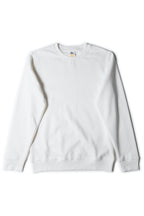 Just Like Hero HERO-1020, Unisex Blank Crewneck Sweatshirt, White (FINAL SALE)
