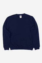 Just Like Hero HERO-1020, Unisex Blank Crewneck Sweatshirt, Navy Blue (FINAL SALE)