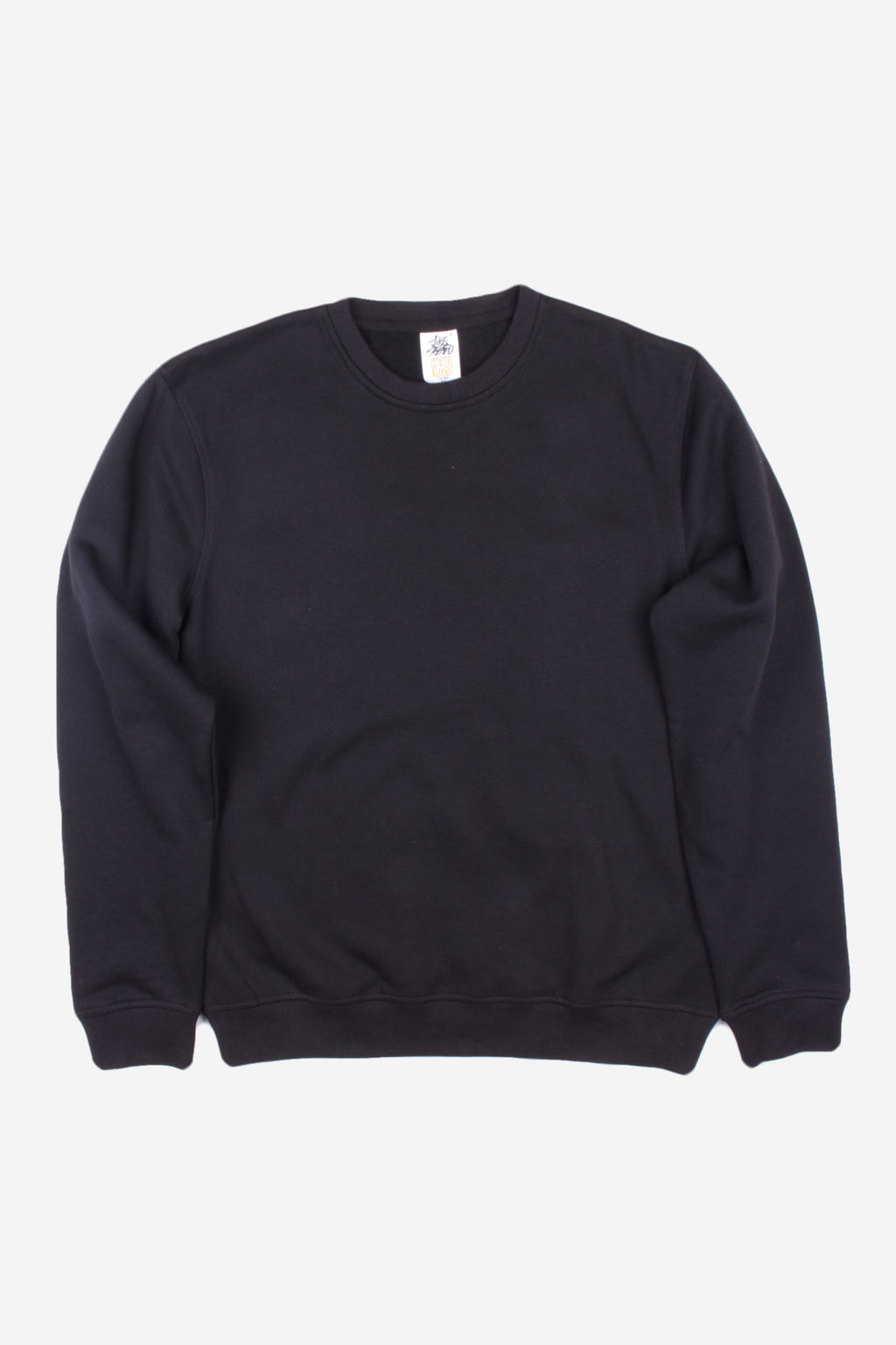 Just Like Hero HERO-1020, Unisex Blank Crewneck Sweatshirt, Black (FINAL SALE)