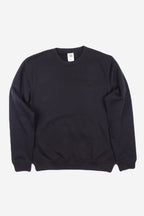Just Like Hero HERO-1020, Unisex Blank Crewneck Sweatshirt, Black (FINAL SALE)