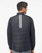 Adidas A572, Men's Puffer Full-zip Vest, Black
