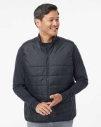 Adidas A572, Men's Puffer Full-zip Vest, Black