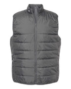 Adidas A572, Men's Puffer Full-zip Vest, Grey Five