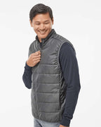 Adidas A572, Men's Puffer Full-zip Vest, Grey Five