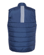Adidas A572, Men's Puffer Full-zip Vest, Team Navy Blue