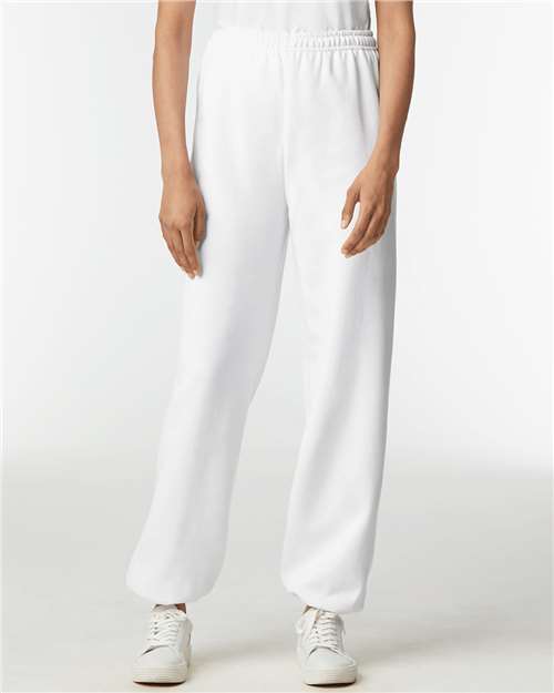 Gildan 428, 18200 Unisex Heavy Blend Sweatpants, White