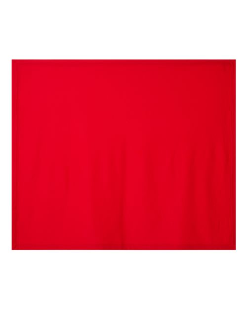 Gildan 10991, 18900 Heavy Blend Fleece Stadium Blanket, Red