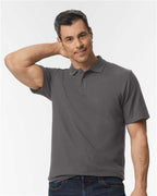Gildan 11190, 64800 Unisex Softstyle Pique Polo, Charcoal