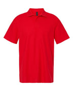 Gildan 11190, 64800 Unisex Softstyle Pique Polo, Red