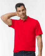 Gildan 64800, Unisex Softstyle Pique Polo, Red