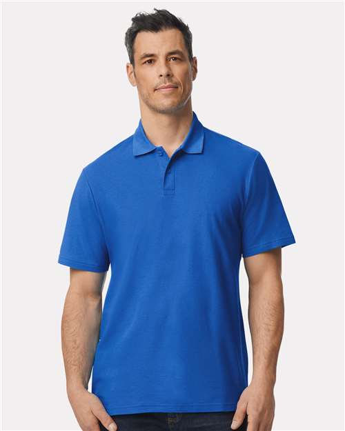 Gildan 11190, 64800 Unisex Softstyle Pique Polo, Royal