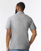 Gildan 11190, 64800 Unisex Softstyle Pique Polo, Sport Grey