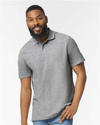 Gildan 11190, 64800 Unisex Softstyle Pique Polo, Sport Grey