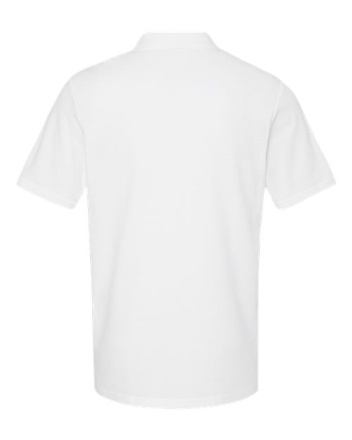 Gildan 11190, 64800 Unisex Softstyle Pique Polo, White