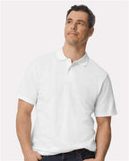 Gildan 11190, 64800 Unisex Softstyle Pique Polo, White