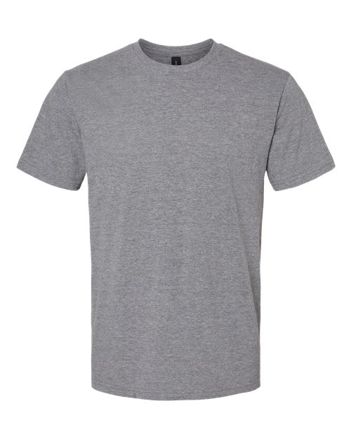 Gildan 11191, 65000 Unisex Softstyle Midweight T-shirt, Graphite Heather