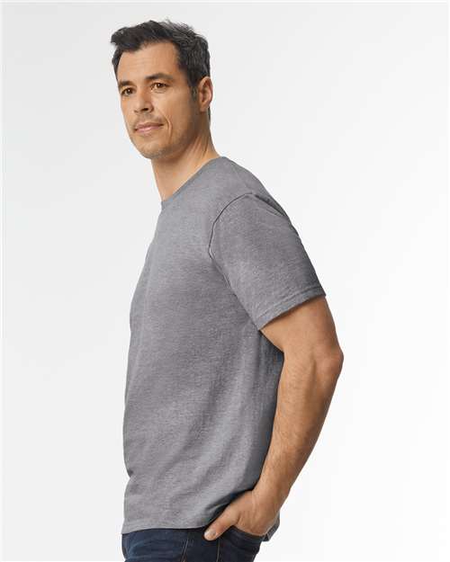 Gildan 11191, 65000 Unisex Softstyle Midweight T-shirt, Graphite Heather