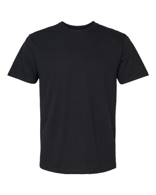 Gildan 11191, 65000 Unisex Softstyle Midweight T-shirt, Pitch Black