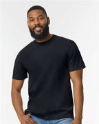 Gildan 11191, 65000 Unisex Softstyle Midweight T-shirt, Pitch Black