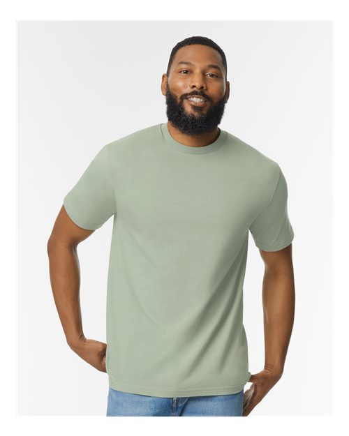 Gildan 11191, 65000 Unisex Softstyle Midweight T-shirt, Sage