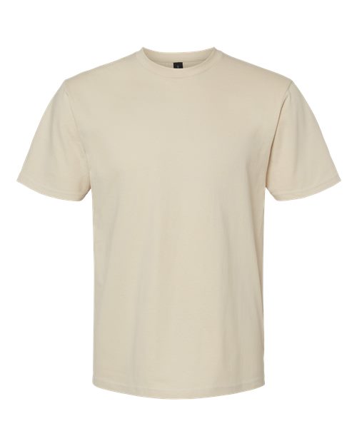 Gildan 11191, 65000 Unisex Softstyle Midweight T-shirt, Sand