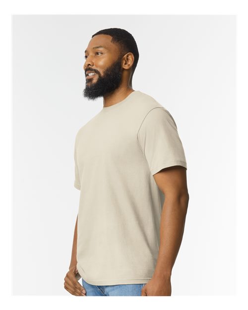 Gildan 11191, 65000 Unisex Softstyle Midweight T-shirt, Sand