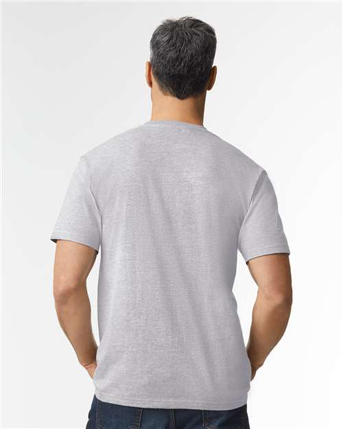 Gildan 11191, 65000 Unisex Softstyle Midweight T-shirt, Sport Grey