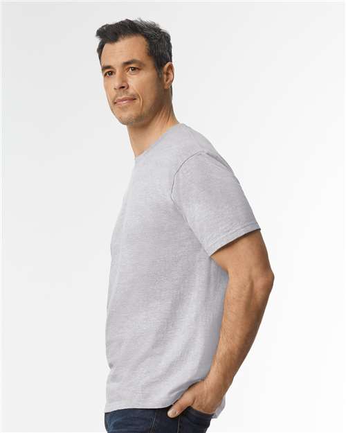 Gildan 11191, 65000 Unisex Softstyle Midweight T-shirt, Sport Grey