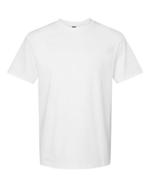 Gildan 11191, 65000 Unisex Softstyle Midweight T-shirt, White