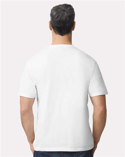 Gildan 11191, 65000 Unisex Softstyle Midweight T-shirt, White