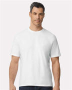 Gildan 65000, Unisex Softstyle Midweight T-shirt, White