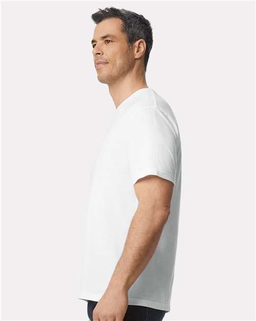 Gildan 11191, 65000 Unisex Softstyle Midweight T-shirt, White