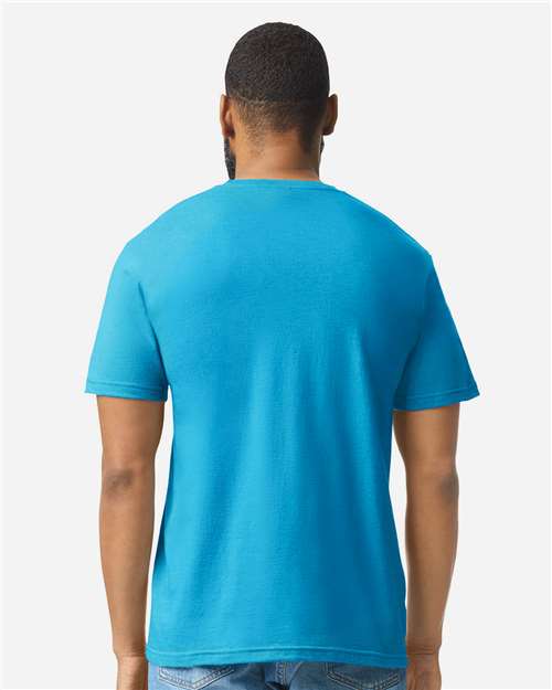 Gildan 8906, 64000cvc Unisex Softstyle Cvc T-shirt, Caribbean Mist