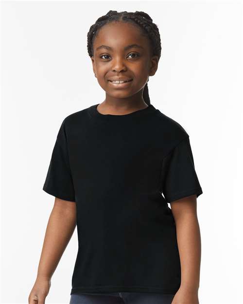 Gildan 64000B, Youth Softstyle T-shirt, Black