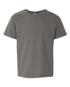 Gildan 64000B, Youth Softstyle T-shirt, Charcoal