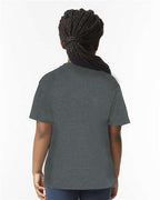 Gildan 11194, 64000b Youth Softstyle T-shirt, Dark Heather
