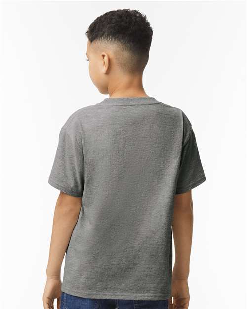 Gildan 11194, 64000b Youth Softstyle T-shirt, Graphite Heather