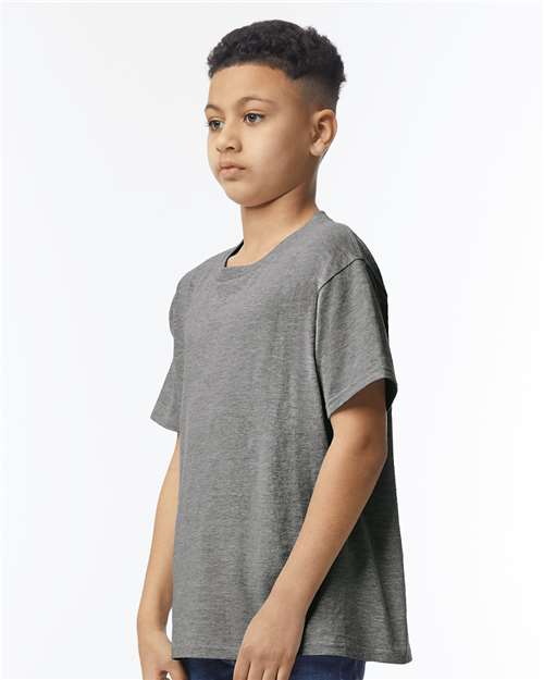 Gildan 11194, 64000b Youth Softstyle T-shirt, Graphite Heather