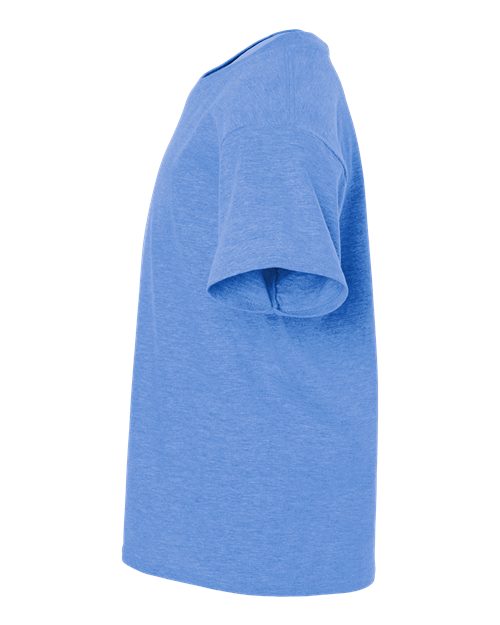 Gildan 64000B, Youth Softstyle T-shirt, Heather Royal