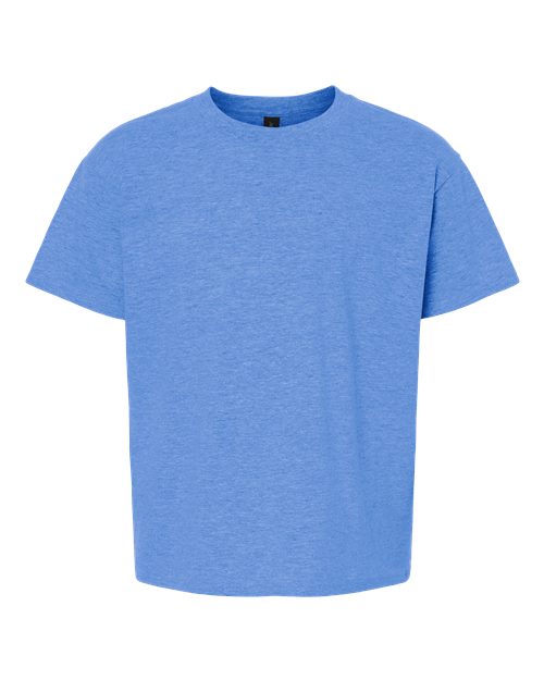Gildan 11194, 64000b Youth Softstyle T-shirt, Heather Royal